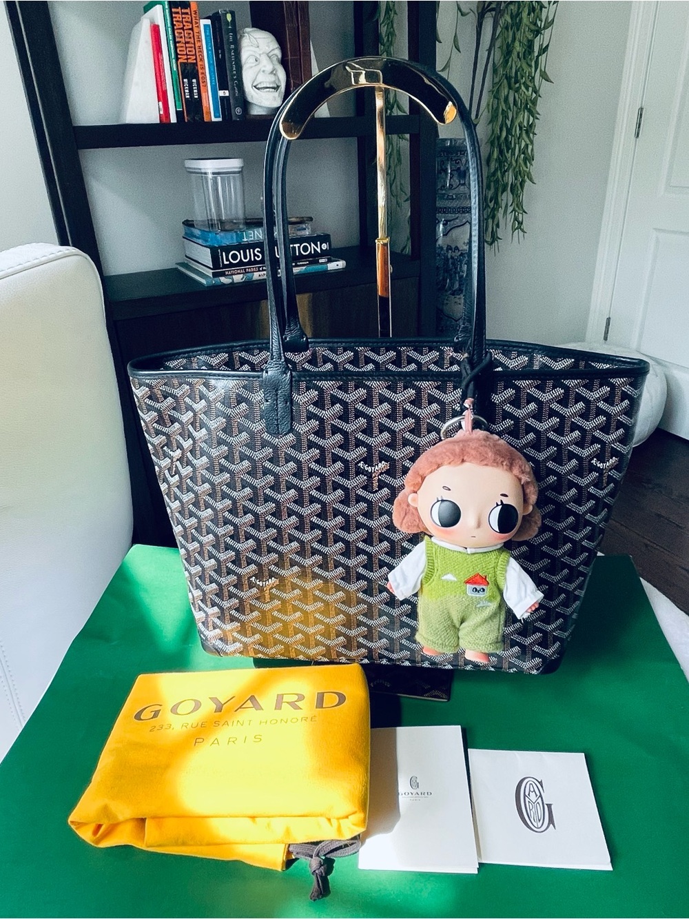 Goyard Artois PM Tote Bag - Classic All Black - Picture 11 of 11